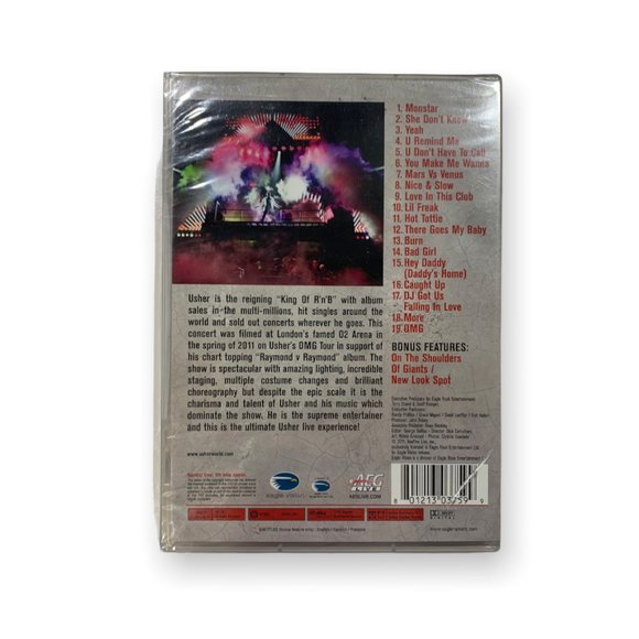 BOGO - SEALED - Usher - OMG Tour Live At The O2 London (DVD) - Picture 3 of 7